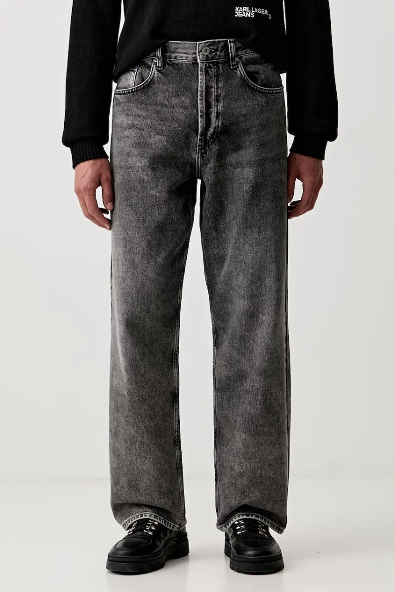 Karl Lagerfeld Jeans blugi relaxed fit pentru bărbați