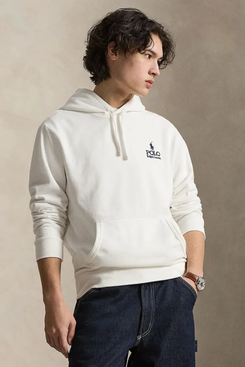Polo Ralph Lauren hanorac cu glugă pentru bărbați cu bumbac