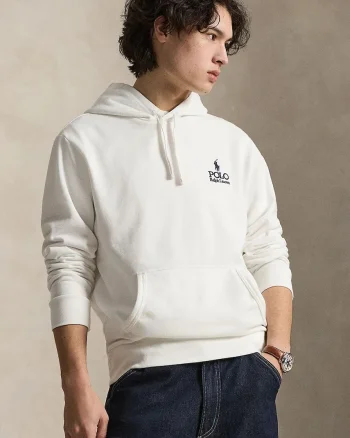 Polo Ralph Lauren hanorac cu glugă pentru bărbați cu bumbac