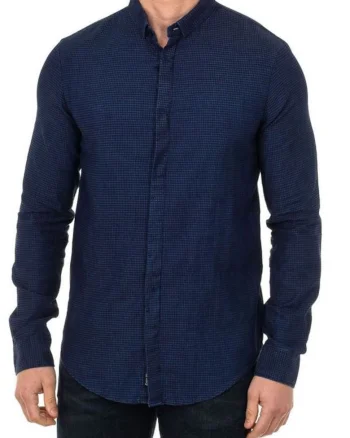 Camasa barbati  Bleumarin