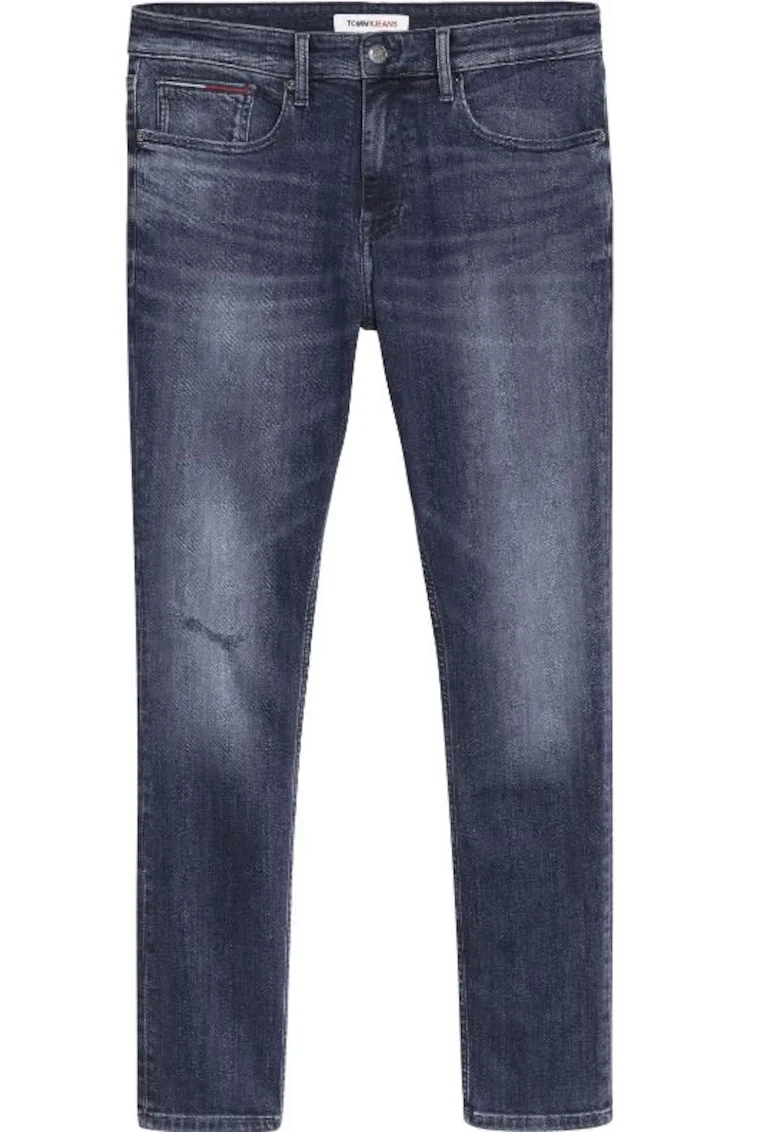 Blugi slim fit cu buzunare, Bleumarin