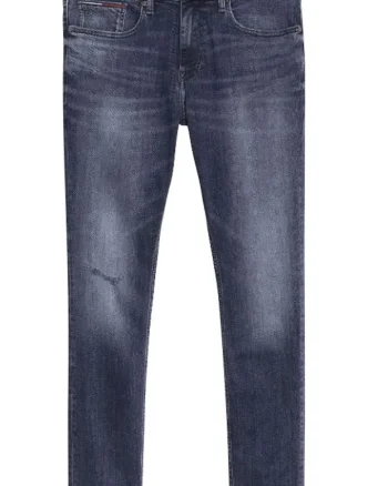 Blugi slim fit cu buzunare, Bleumarin