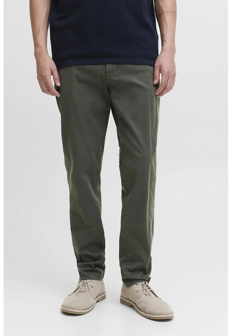 Pantaloni chino slim-fit, Gri antracit