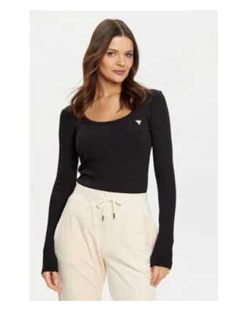 Bluza din viscoza cu maneci lungi