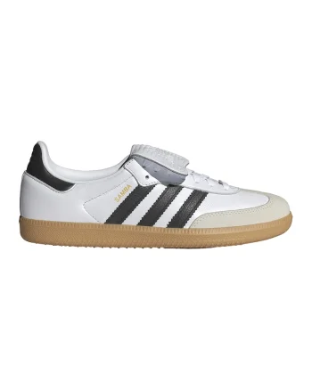 Pantofi sport din piele Samba, Negru stins/Alb optic/Grej