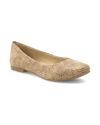 Balerini dama,  316664, Piele intoarsa, Bej
