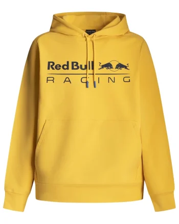 Hanorac  x Red Bull Racing Embroidered Logo 2025, Bumbac/Elastan, Galben, Galben