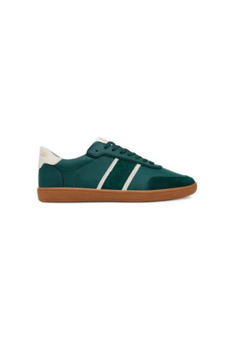 Pantofi sport barbati  13914773, Piele ecologica, Verde