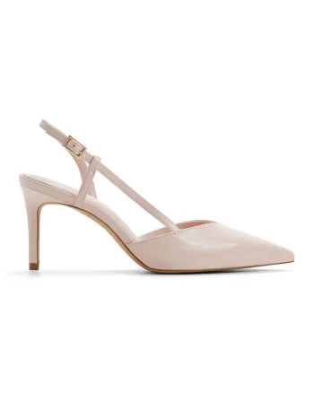 Pantofi cu varf ascutit Vivennia, Roz pastel