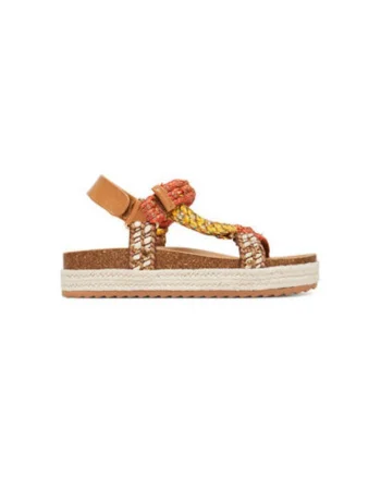 Espadrile dama  14010046, Piele ecologica, Multicolor