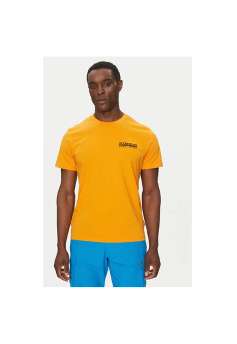 Tricou barbati  NP0A4ILXA701, Bumbac, Portocaliu, Portocaliu