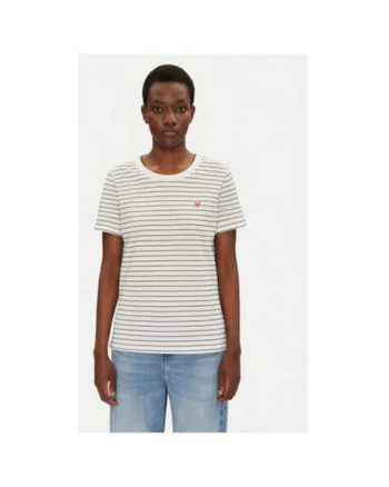 Tricou dama  20615521, Bumbac, Alb, Alb
