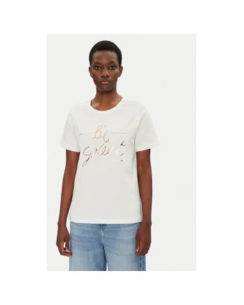 Tricou dama  20615334, Bumbac, Alb, Alb
