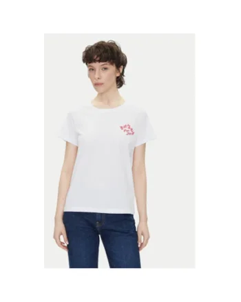 Tricou dama  PL506070, Bumbac, XL INTL, Alb