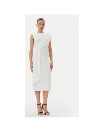 Rochie dama  CFC0019923002, Poliester, Alb, Alb