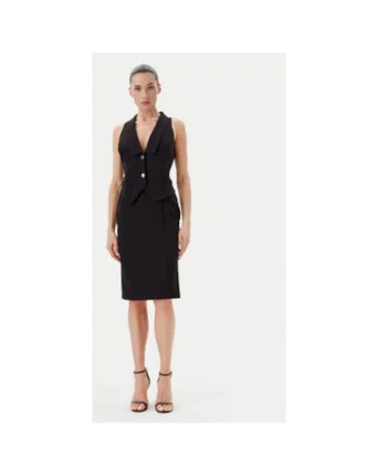 Rochie dama  CFC0019846002, Poliester, Negru, Negru