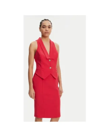 Rochie dama  CFC0019846002, Poliester, Roz, Roz