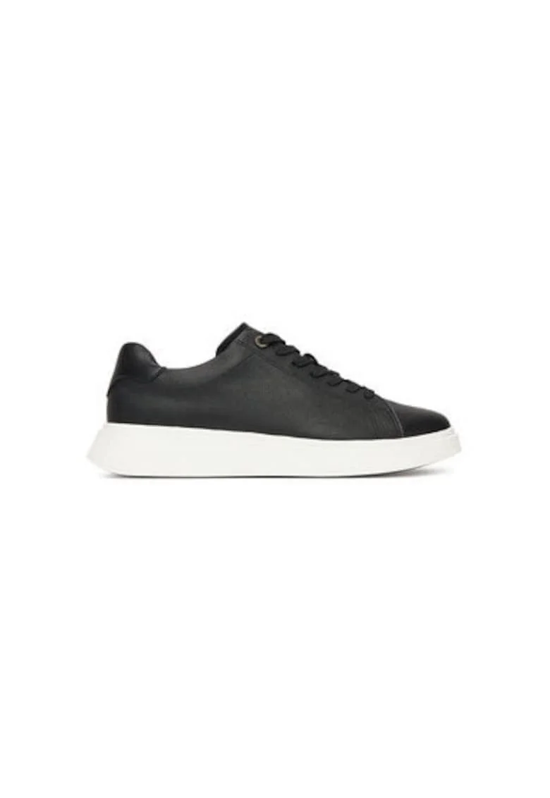 Pantofi sport barbati  13711690, Piele ecologica, Negru