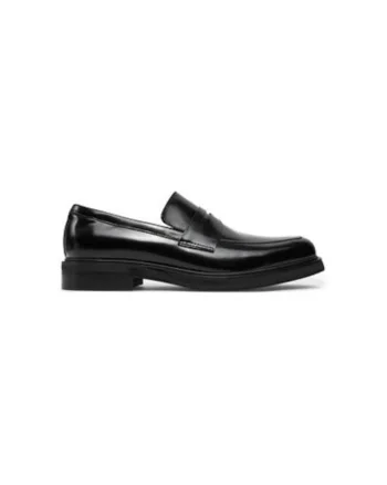 Pantofi barbati  304430367, Piele naturala, 45 EU, Negru