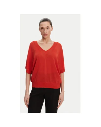 Bluza dama  241-MCHRIS, Viscoza/Poliester, Portocaliu, Portocaliu