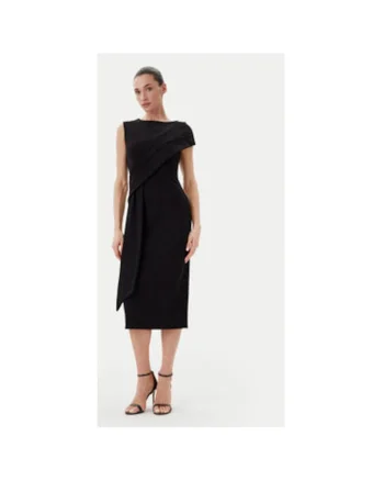 Rochie dama  CFC0019923002, Poliester, Negru, Negru