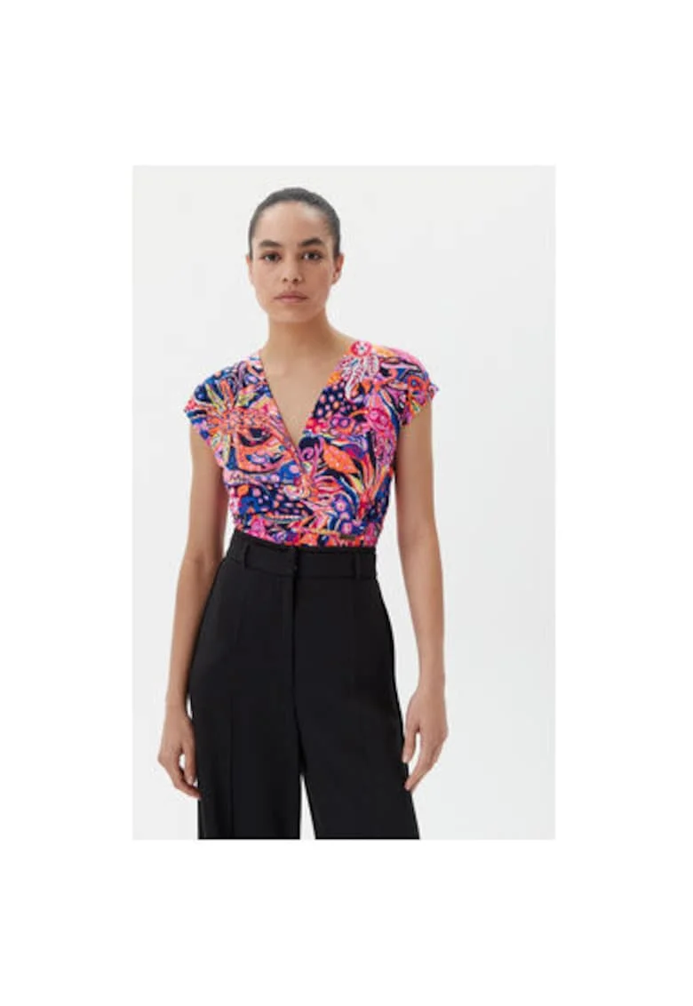 Bluza dama  251-DPLAYA, Poliester, Multicolor, Multicolor