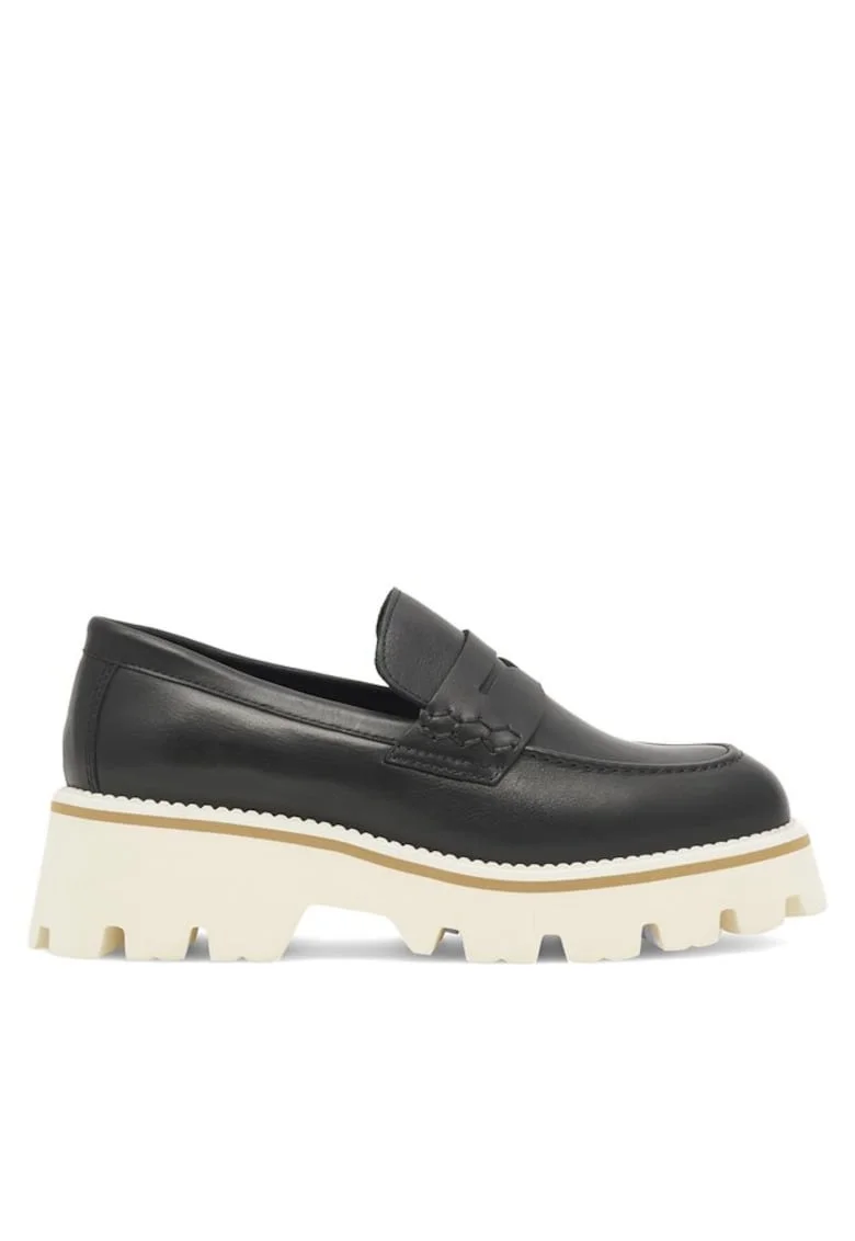 Tenisi dama,  590558851396436, Piele naturala, Negru