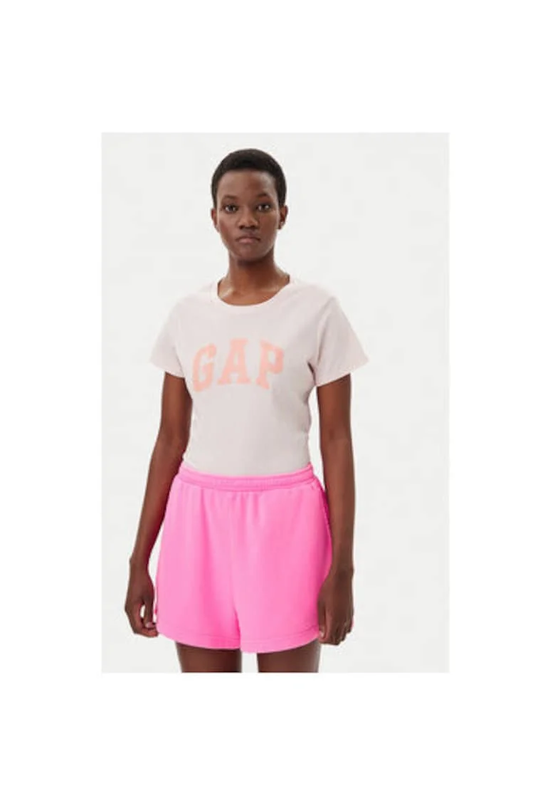 Tricou dama  729555-01, Bumbac, Roz, Roz