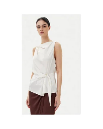 Bluza dama  CFC0019901002, Poliester, Ecru, Ecru