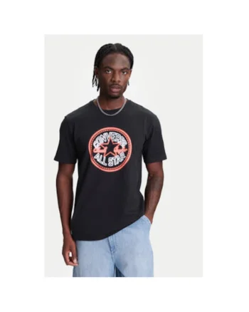 Tricou barbati  10027722-A01, Bumbac, Negru, Negru