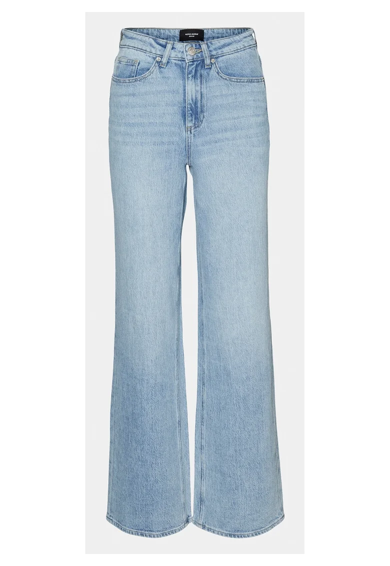 Pantaloni dama  10283858, Bumbac/Bumbac, Albastru, Albastru