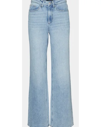 Pantaloni dama  10283858, Bumbac/Bumbac, Albastru, Albastru