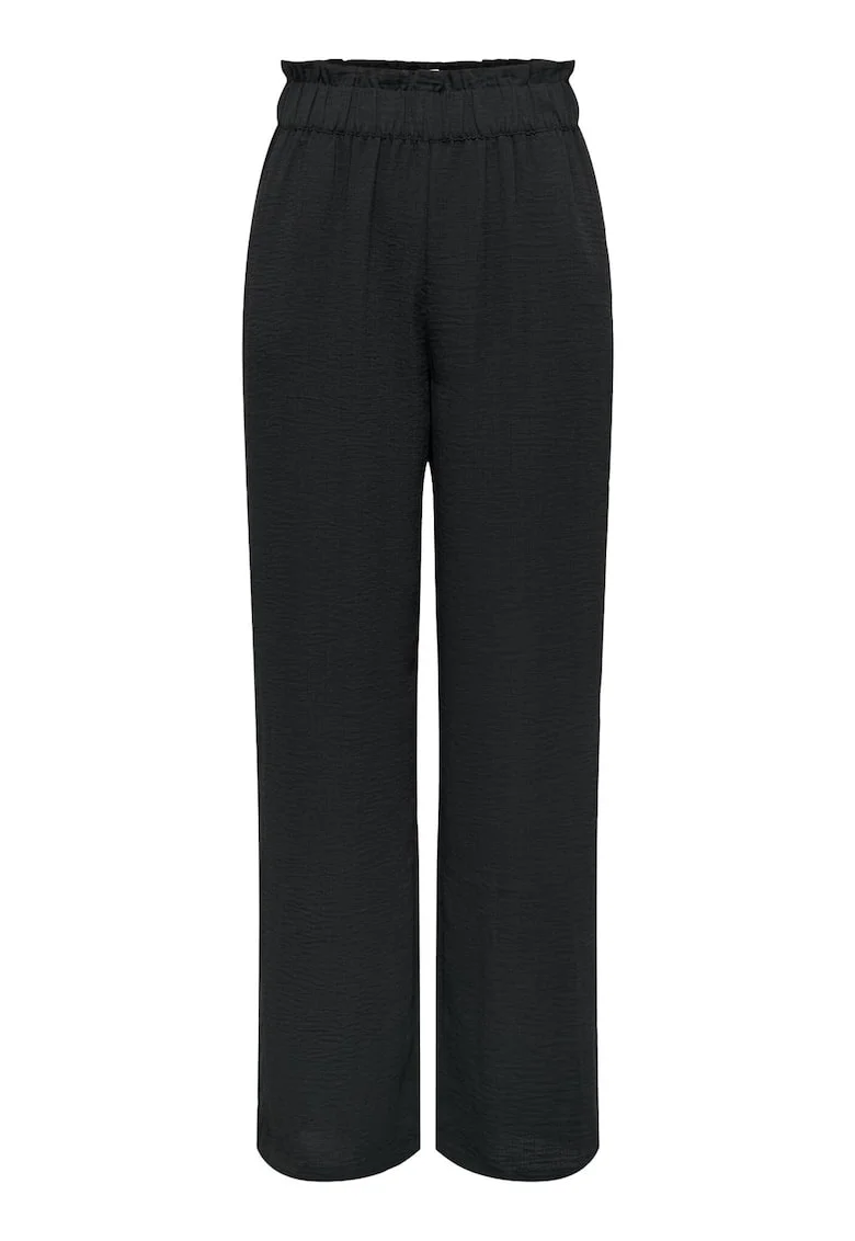Pantaloni dama  15271184, Poliester reciclat/Poliester, Negru, Negru