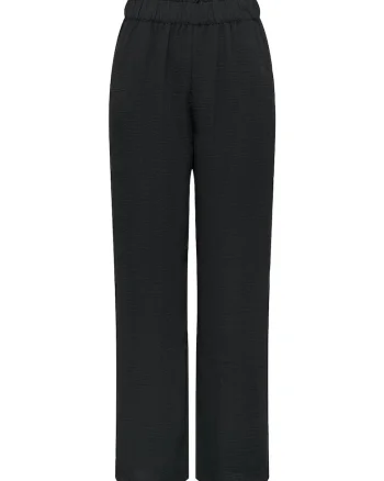Pantaloni dama  15271184, Poliester reciclat/Poliester, Negru, Negru