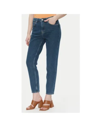 Pantaloni dama  PL204591EF28, Bumbac/Elastan, Bleumarin, Bleumarin
