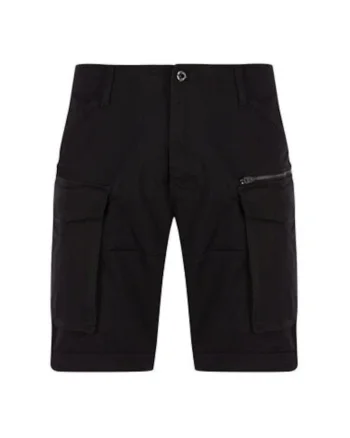 Pantaloni scurti barbati G Star Raw, D08566-5126, Bumbac, Negru, Negru