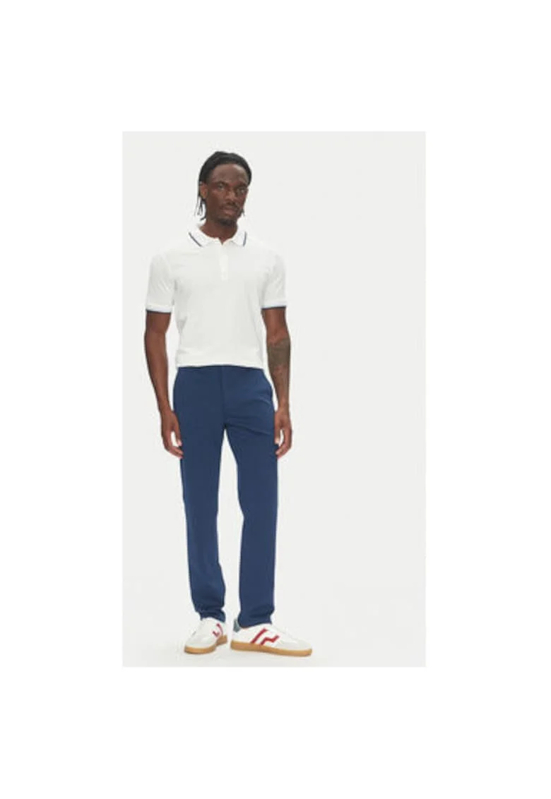 Pantaloni chino barbati  30-006052, Poliester/Viscoza, Albastru, Albastru