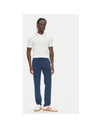 Pantaloni chino barbati  30-006052, Poliester/Viscoza, Albastru, Albastru
