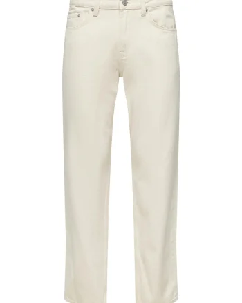 Pantaloni barbati  Sons, 22025917, Bumbac, Alb, Alb