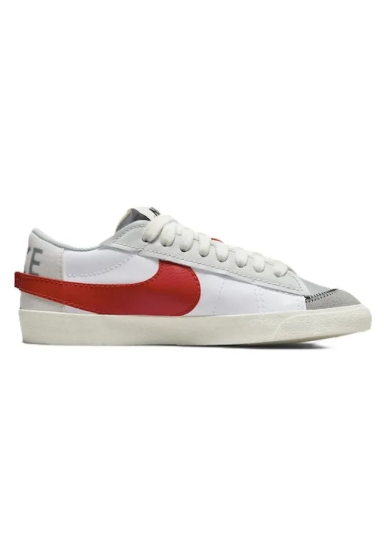 Pantofi sport barbati  BLAZER LOW '77 JUMBO, Piele naturala, Alb,
