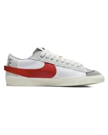Pantofi sport barbati  BLAZER LOW '77 JUMBO, Piele naturala, Alb,