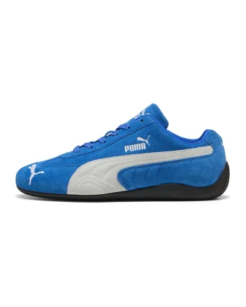 Pantofi sport Speedcat OG unisex din piele intoarsa, Alb/Albastru royal