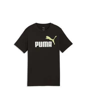 Tricou de bumbac cu imprimeu logo, Alb/Maro inchis/Verde fistic