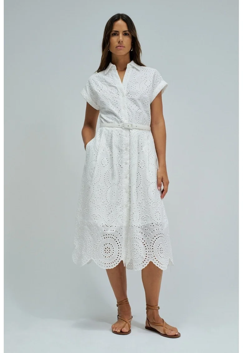 Rochie tip camasa cu buzunare laterale