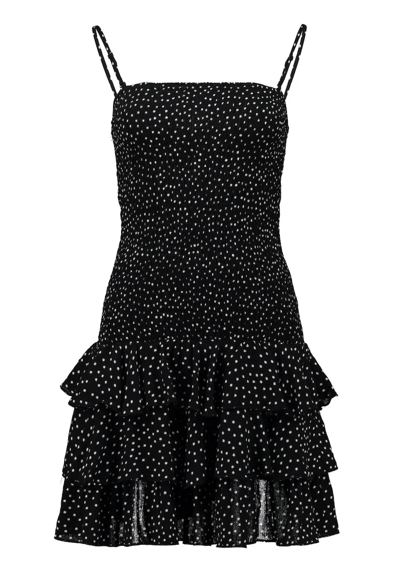 Rochie evazata mini cu imprimeu
