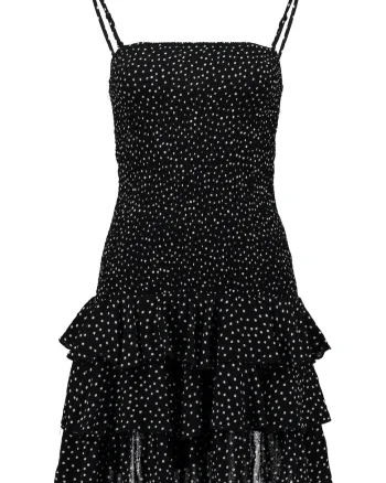 Rochie evazata mini cu imprimeu