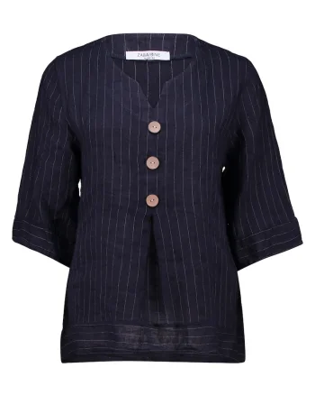 Bluza regular fit cu nasturi