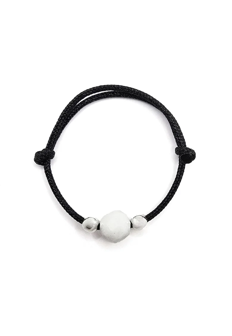 Inel handmade, ajustabil, din argint 925,  pietre sempretioase piatra lunii, alb