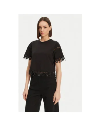 Bluza dama  251-DFUTUR, Bumbac, Negru, Negru