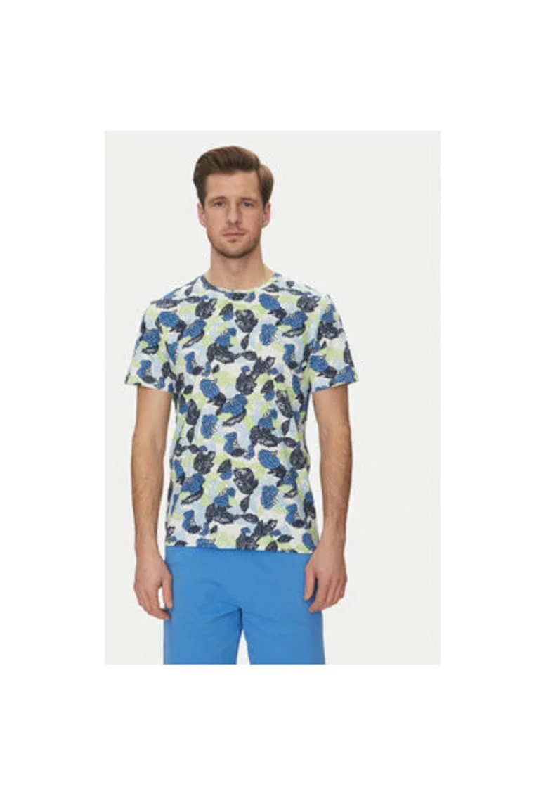 Tricou barbati  20717778, Bumbac, Albastru, Albastru